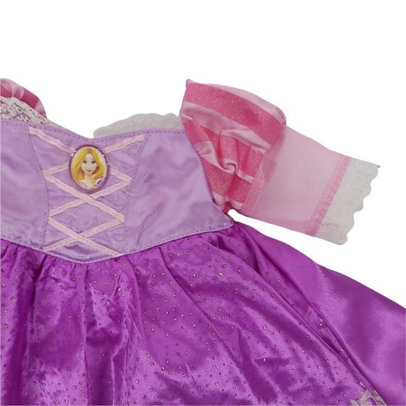 Build A Bear Workshop Disney Princess Rapunzel Tangled Gown Dress Purple Pink - Picture 7 of 11